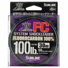 G7672-Sunline Fluorocarbon SM System Shock Leader FC 30 mts