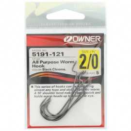 Owner Anzuelo All Purpose Worm Hook 5191