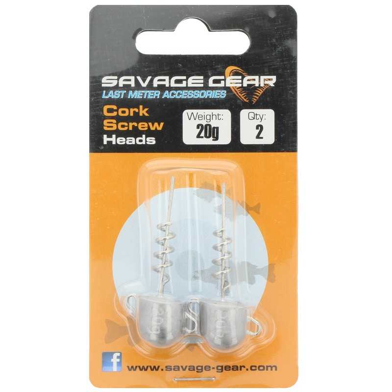G6338-Savage Gear Cork Screw Heads