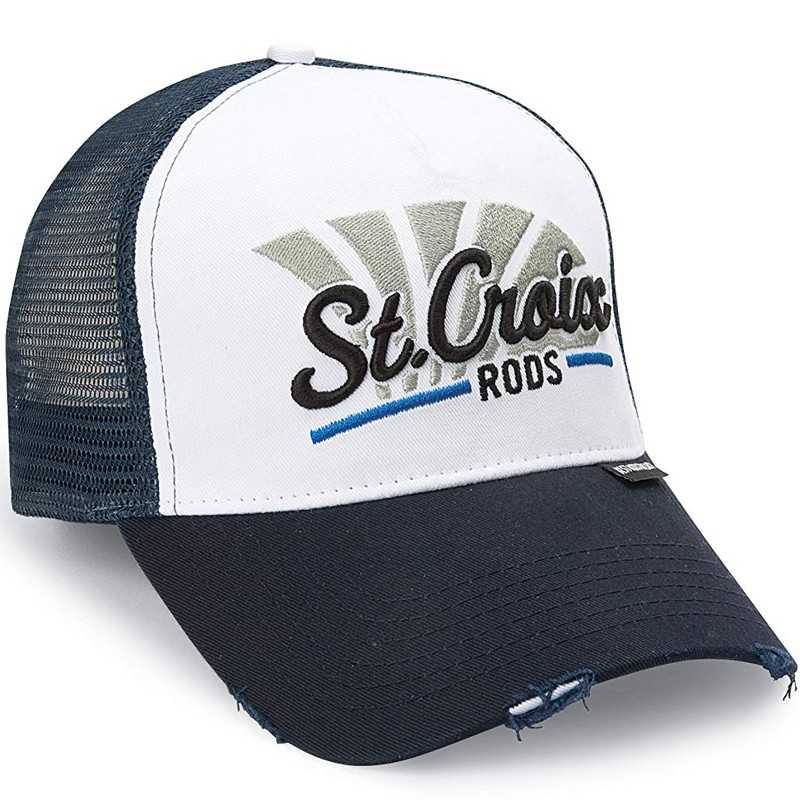 780647086437-Gorra St. Croix Rods Blue Meshcap Headwear