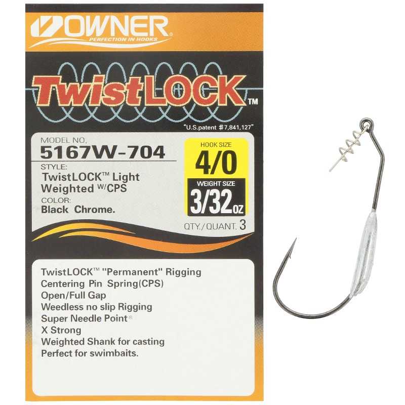 G6578-Owner Simple Weighted Twist Lock 5167W