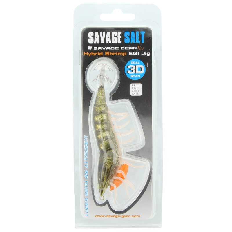 G6379-Savage Gear Salt Hybrid Shrimp 92 mm 21 Gr