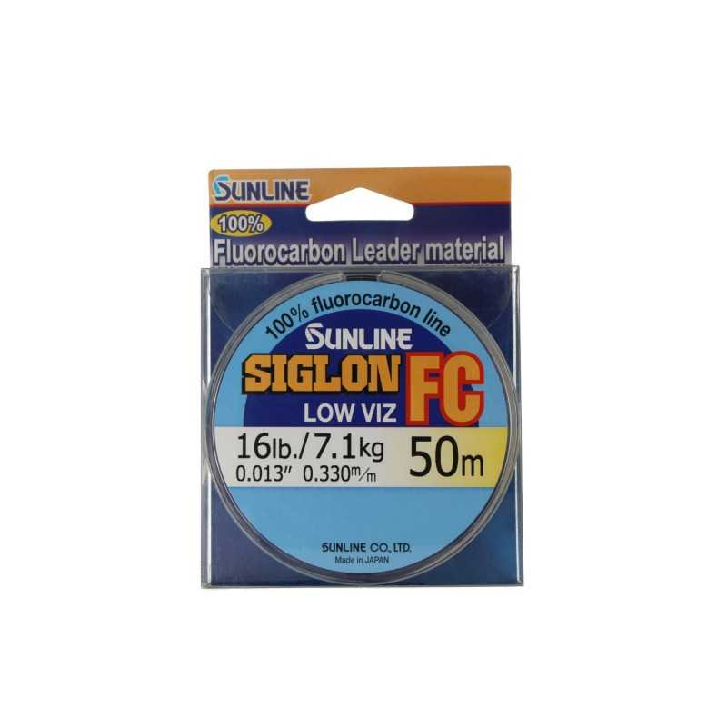 G7674-Sunline SIGLON Fluorocarbon Low viz 50 m.
