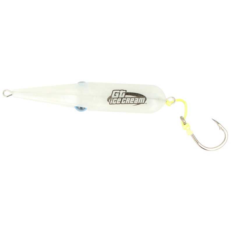 Señuelos Skipping Lures Gt Ice Cream Neddle Nose 4 oz Pearl White