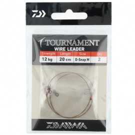 10446-Daiwa Tournament Wire Leader D-Snap 20 cm