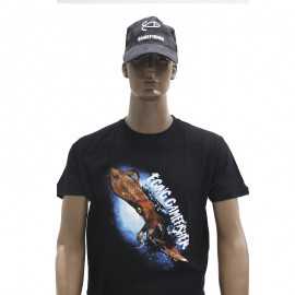 90026-GAMEFISHER T-shirt Eging Negra