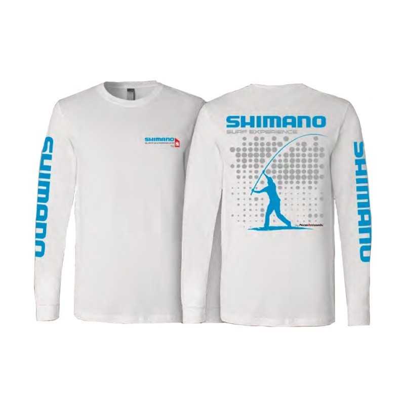 G7113-Shimano Camiseta Surf Blanca