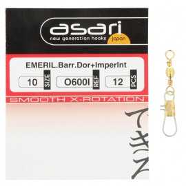 12753-Asari Emerillones Barril con Imperdible O6001