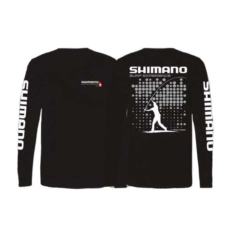 G7003-Shimano Camiseta Surf Negra