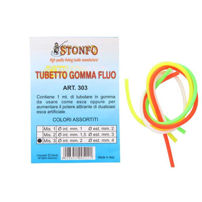 8028651005221-Stonfo Tubo Goma Fluo 303 4 mm