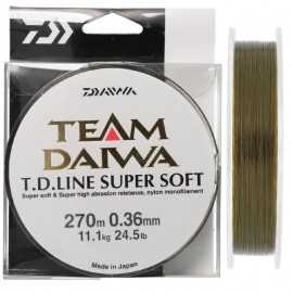 G7500-Daiwa Team T.D. Line Super Soft 270 Mt Green