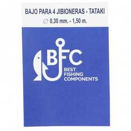 BFC Bajo para 4 Jibioneras Tataki 0.30 mm 1,50 Mt