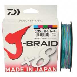 14727-Daiwa J-braid X8 300 mt Multicolor