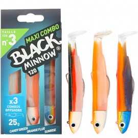 G6856-Fiiish Black Minnow Maxi Combo 120 mm 