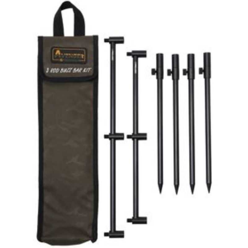 Prologic Avenger Buzz Bar Kit & Carrycase 3 ROD