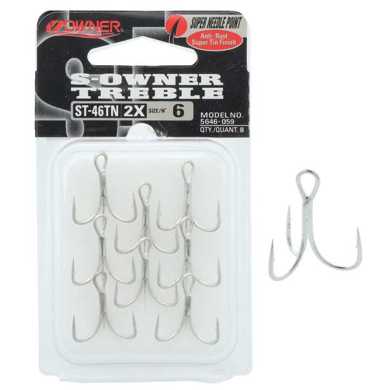 Owner Treble Hook St-46TN 2X