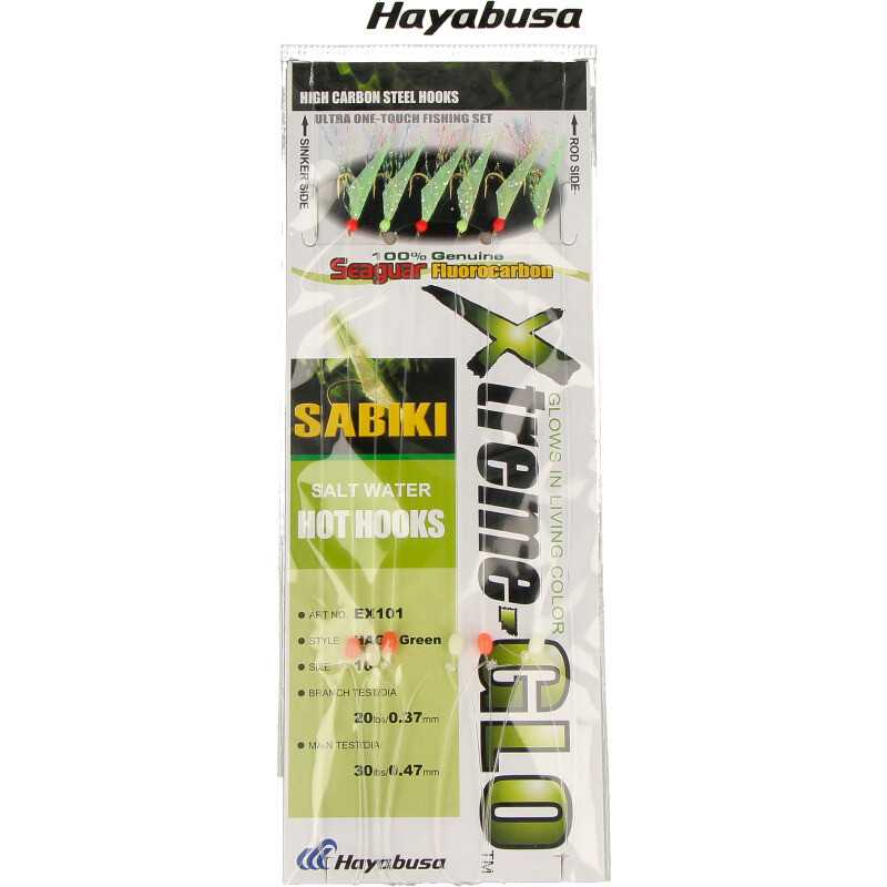 Hayabusa Sabiki EX101 Xtreme-Glo