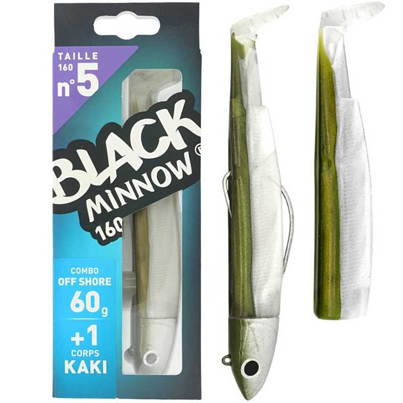 14872-Fiiish Black Minnow Combo 160 mm