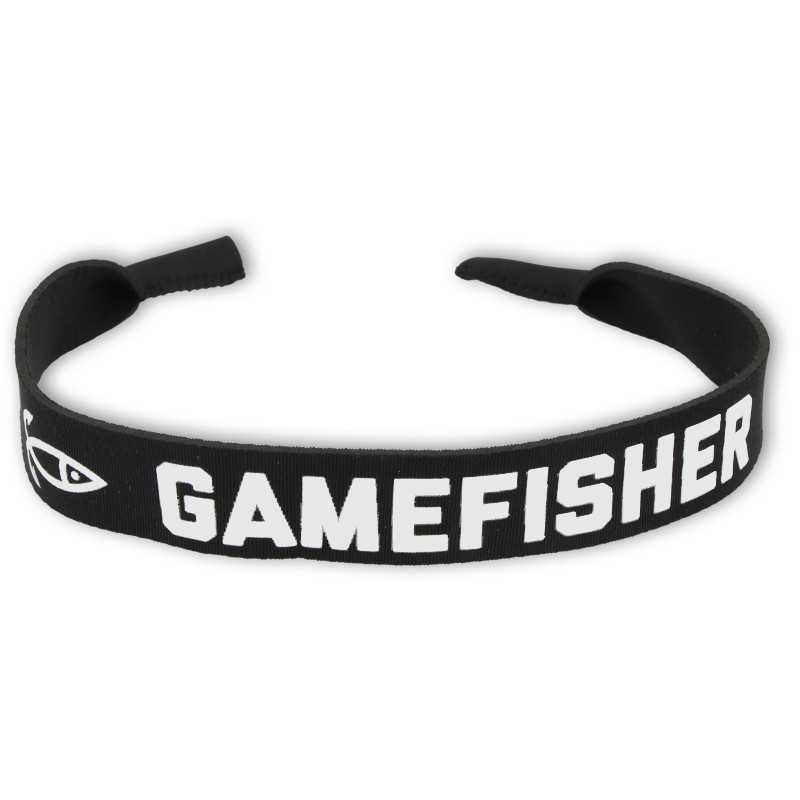 Gamefisher Cinta neopreno para gafas Negro