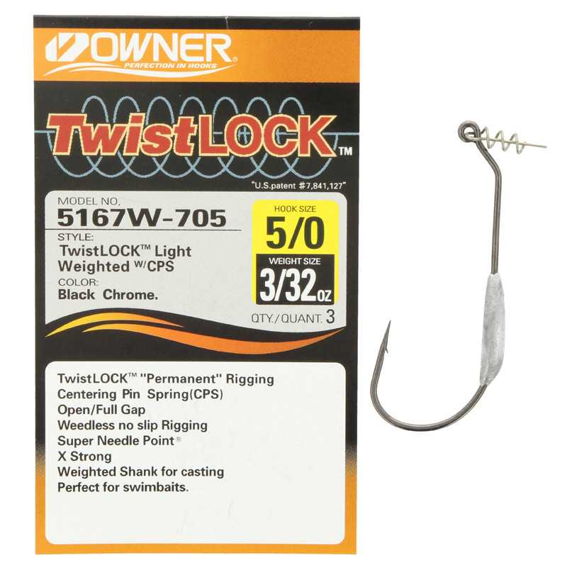 Owner Simple Beast Twist Lock 5/0 3/32Oz 