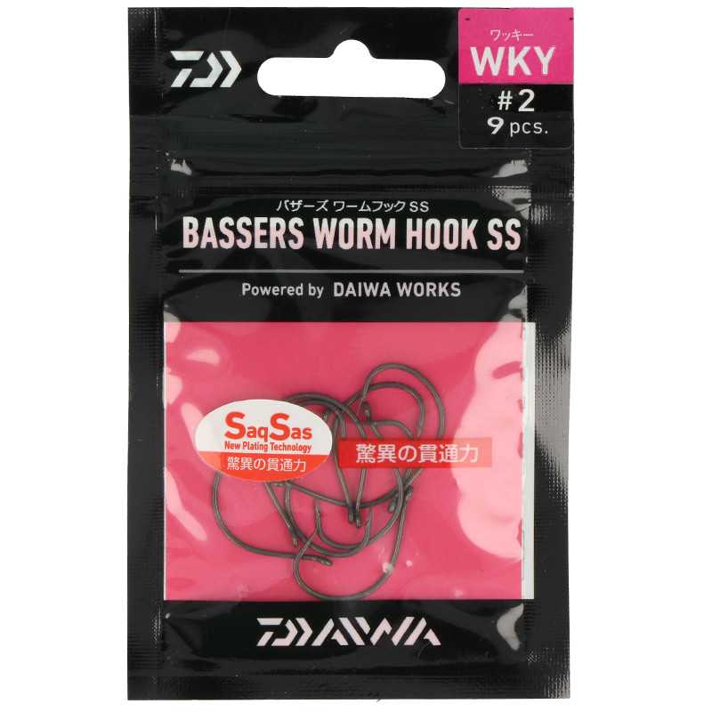 Daiwa hooks WKY Assist Worm Hook SS 2 (9 Pcs)