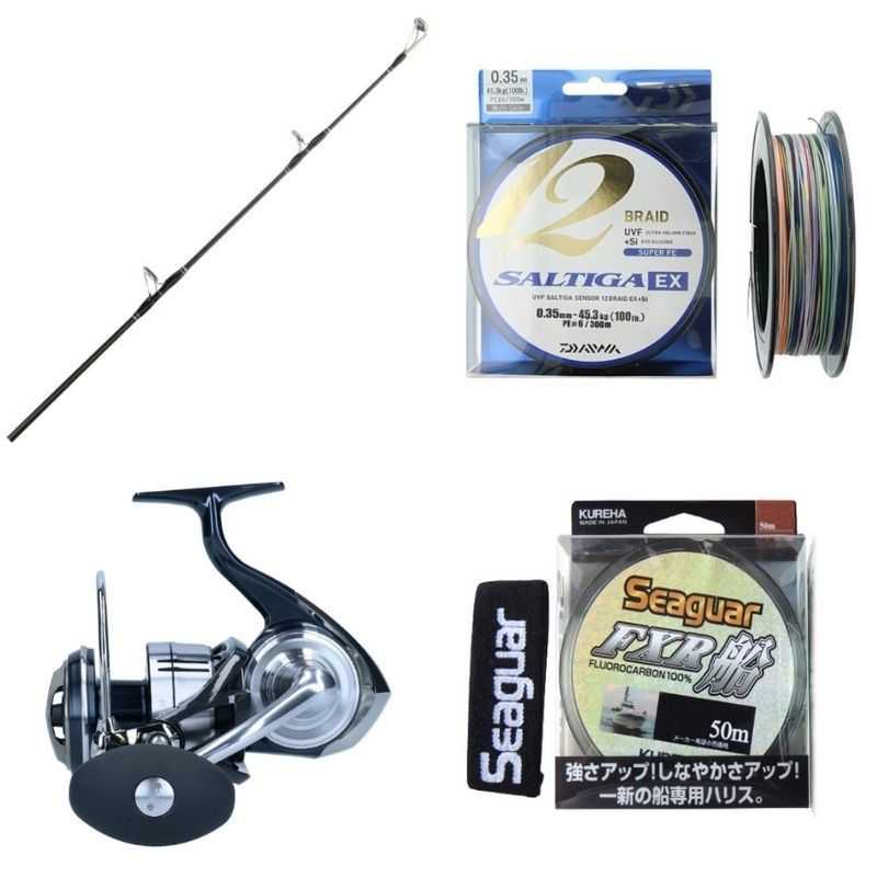 Combo Popping Daiwa Certate 14000 y Hôwk Bull Fighter 170