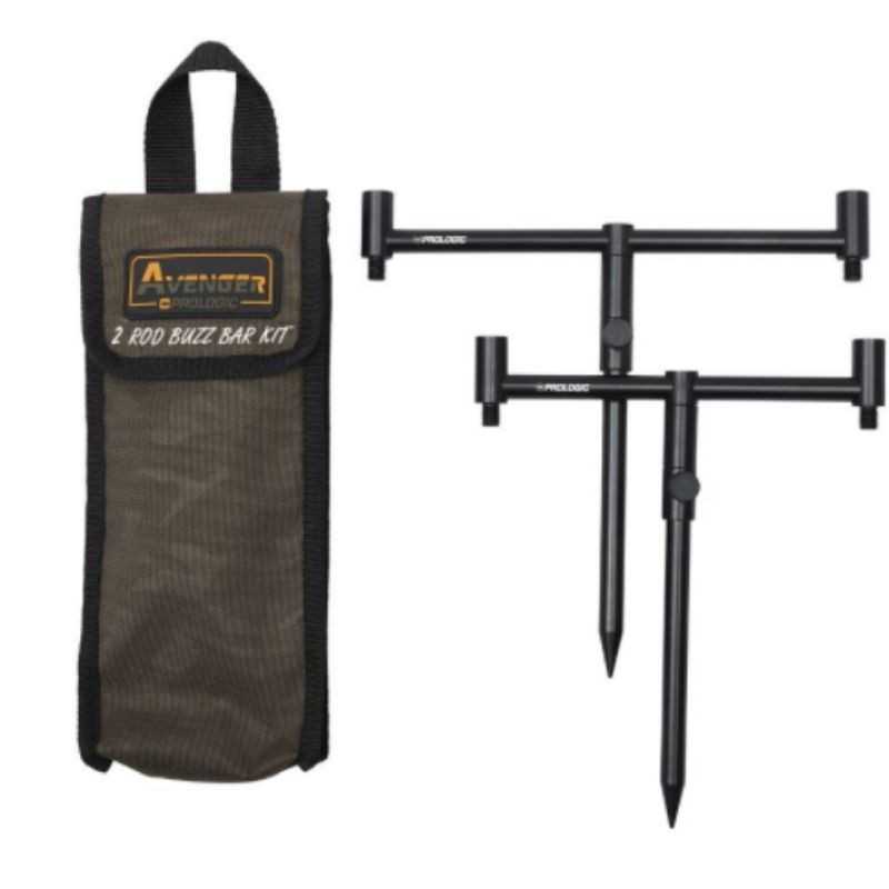 Prologic Avenger Buzz Bar Kit & Carrycase 2 Rod