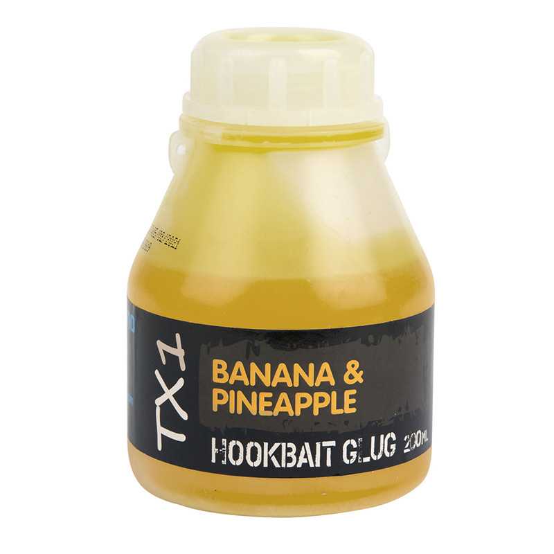 Shiamano Bait TX1 Hookbait Glug - 200 ml - Banana and Pineapple
