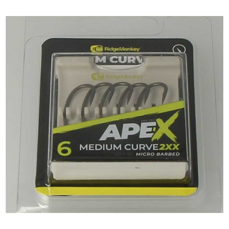 Ridgemonkey Ape-X Medium Curve 2XX Barbed size 6