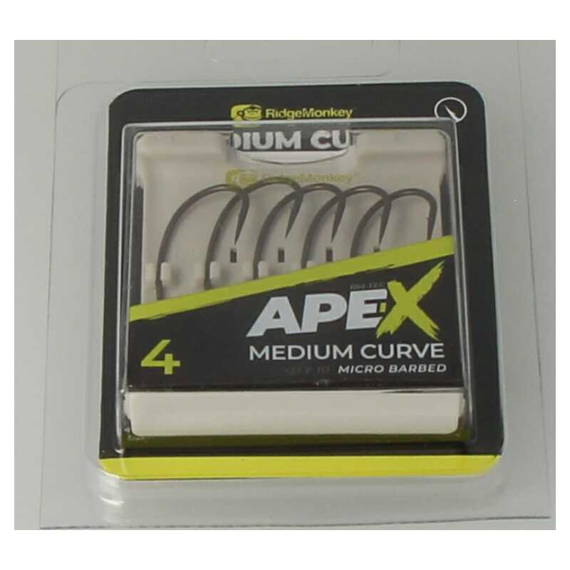 Ridgemonkey Ape-X Medium Curve Barbed size 4