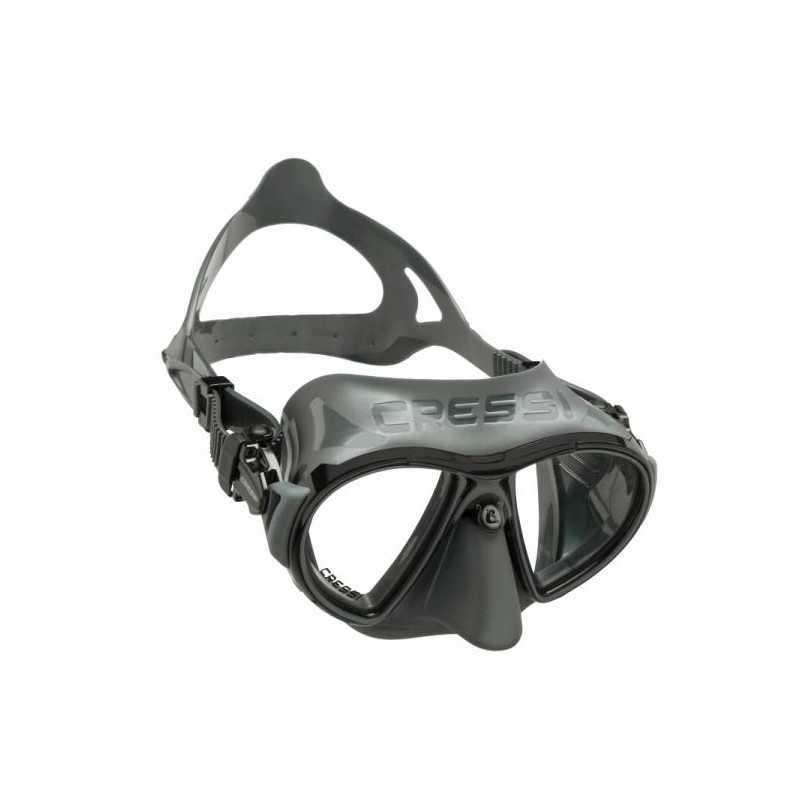 CRESSI MASK ZEUS Gris oscuro-negro