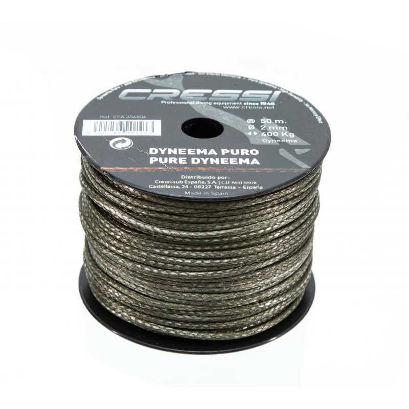 CRESSI CABO DYNEEMA 100% �2mm Caqui (bobina 50m)