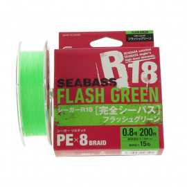 Seaguar Seabass Flash Green R18  Kanzen 200 mt