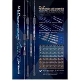 Caña Jigging Master JM V.I.P PRO 6'0 rod 3S PE1.5 3.0 Slow pitch 300g High pitch 250g