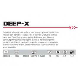 Reel Hart Deep-X100  4.1:1- 5+1Bb