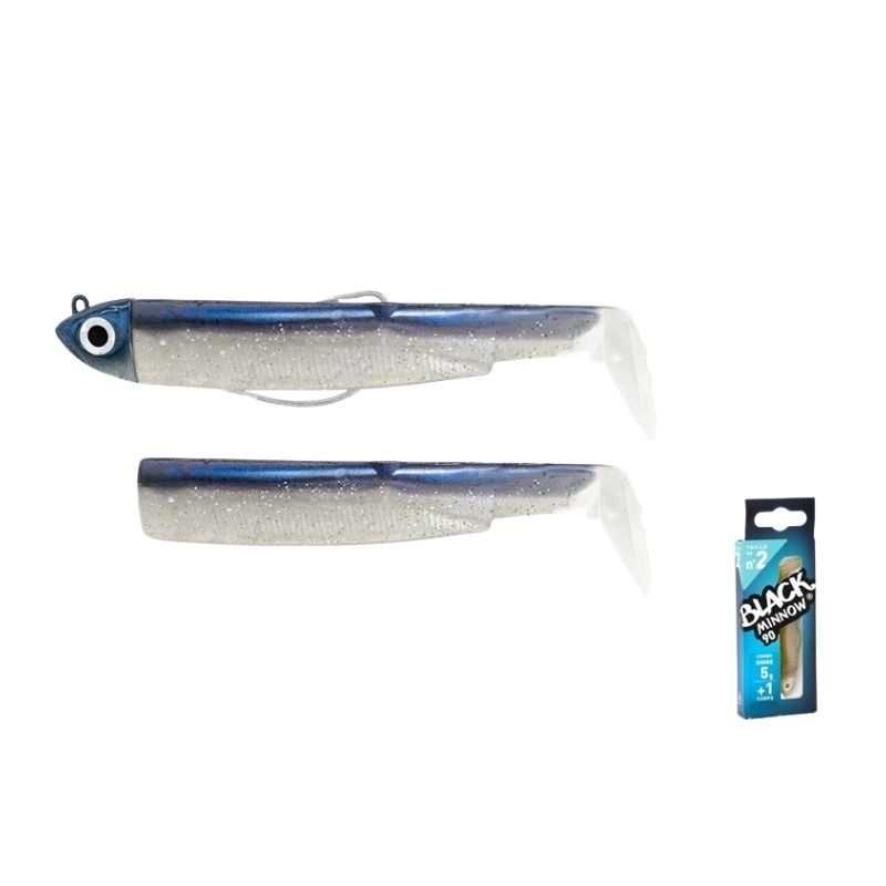 Fiiish Black Minnow Combo Doble 90 mm