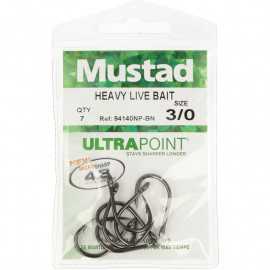 Anzuelo Mustad Heavy Live Bait 