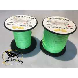 PAULASUB DYNEEMA puro SK78 verde 1 mm 190 kg 50 mt