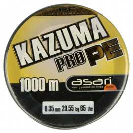 Asari Kazuma PRO PE 1000 mt X4 Trenzado Negro