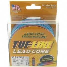 087852536208-Tuf-Line Lead Core Dacron plomado 36 Lbs/ 183 mts- 0.89mm