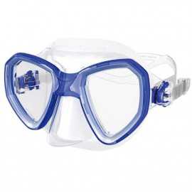 Combo Set másscara y tubo snorkel MORPHEUS Clear Blue			