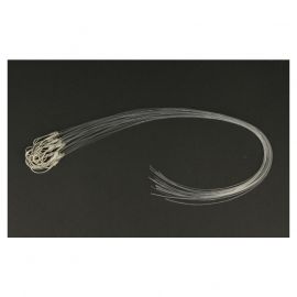 Anzuelos Mustad 533D Empatillados con Nylon 0'70mm 20ud