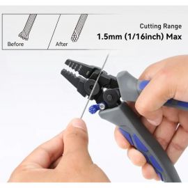 Tigress High Carbon Steel Teflon Road Sub Pliers Crimper Remachadora 18.2 cm hasta 2 mm