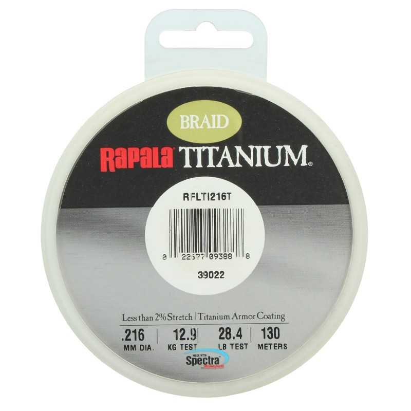 21923-Rapala Titanium gris 130 Mt