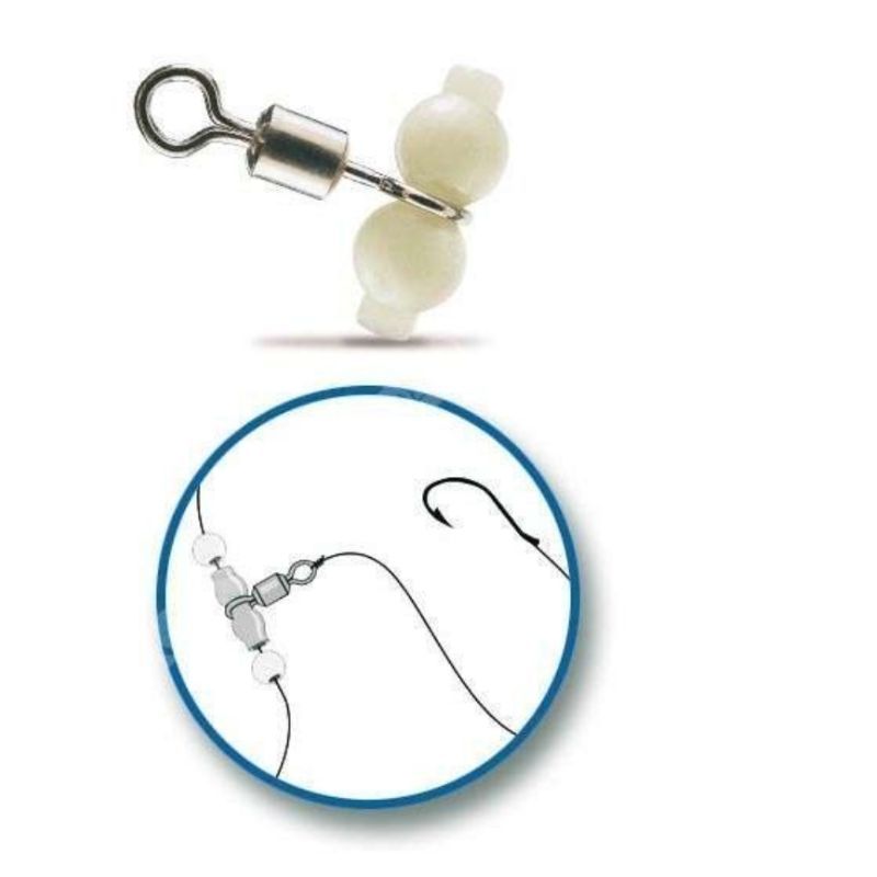 Zun Zun Cross-Line Fluorescent beads with swivel