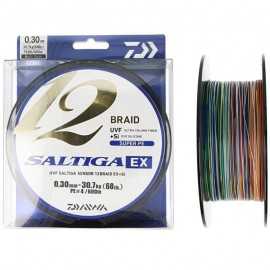 G6645-Daiwa Saltiga 12 Braid EX 600 mt Multicolor