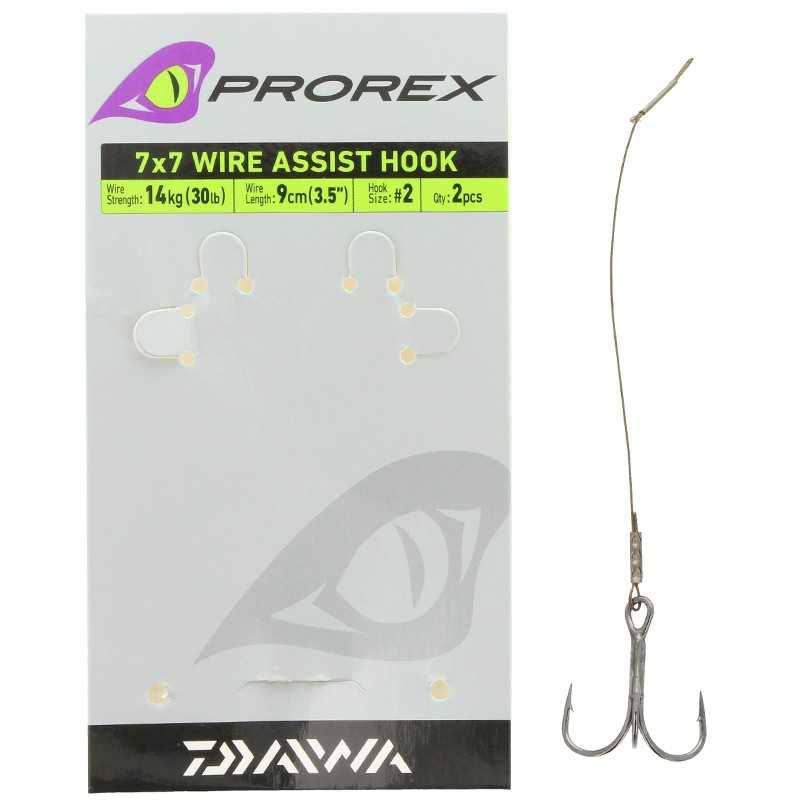 21694-Daiwa Prorex 7X7 Wire Assist Hook