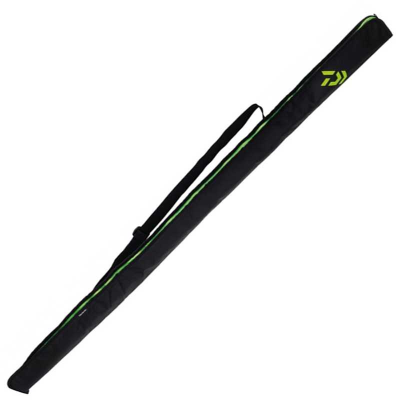 3660393250283-Daiwa Portable Rod Case 160x10 cm Funda caña Negro / Verde