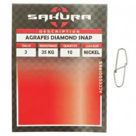 11704-Sakura Agrafes Diamond Snap