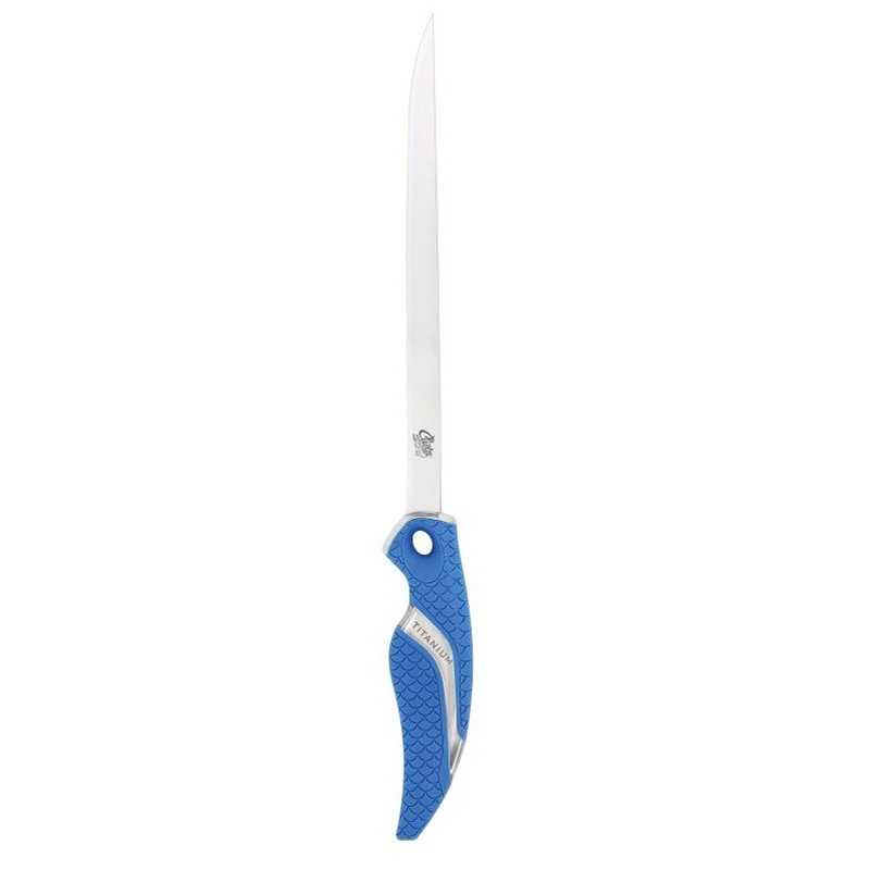 016162181242-Cuda Fillet Knife Titanium (Cuchillo de filetear + funda) 18cm